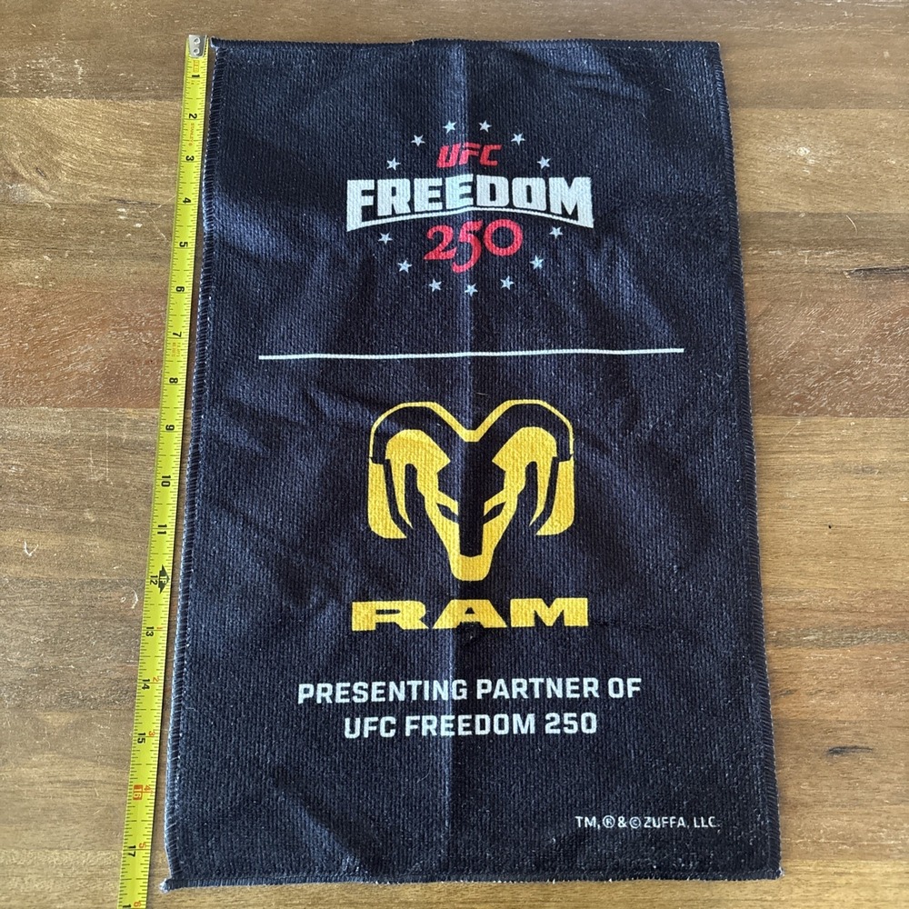 UFC Freedom 250 x Dodge Ram Towel ( Limited Rare Brand New ) MMA Fighting